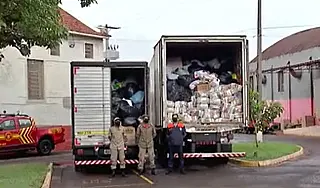 MS envia 30 toneladas de doações para as vítimas em Petrópolis