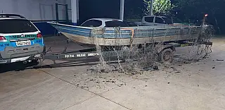 PMA retira do Rio Dourados redes de pesca e anzóis de galho durante Operação Corpus Christi