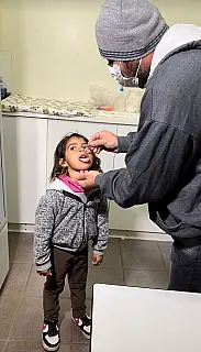 Campanha contra a poliomielite aplicou 2.487 doses