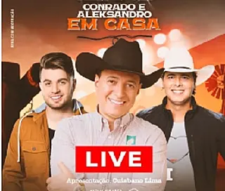 Live de Conrado e Aleksandro beneficia entidades de Dourados nesta quarta