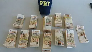 PRF prende homem com R$ 112 mil em notas falsas na BR-463