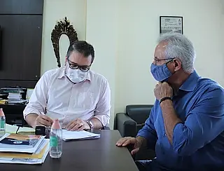 Sergio Nogueira leva ao prefeito o pedido para imunizar jornalistas contra a Covid