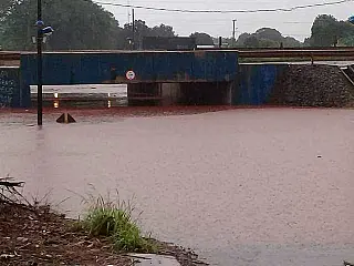 Em pouco mais de uma hora, choveu 23,5mm em Dourados
