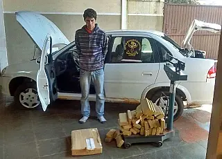 DOF prende mais uma 'mula do tráfico' na rodovia