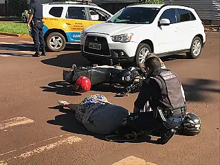 Mais um acidente no cruzamento da Floriano com a Joaquim