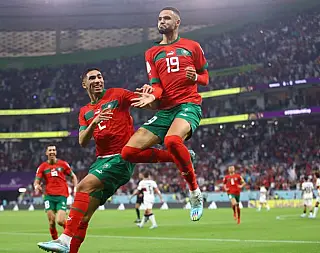 Croácia e Marrocos disputando semifinal da Copa