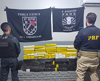 Mulher é presa com 101 quilos de maconha