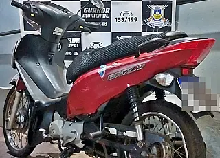 Guarda Municipal recupera Honda Biz furtada