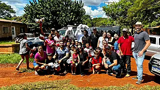 Polícia Civil realiza ação social "Páscoa para todos" em Dourados