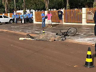 Acidente faz vítima fatal frente a Jangada em Itaporã