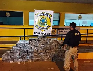 500 quilos de cocaína apreendidos em Dourados