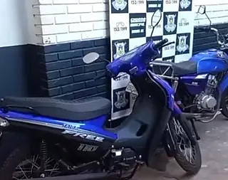 Guarda recupera duas motos furtadas e detém dupla