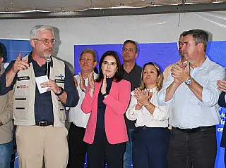 Lia Nogueira acompanha governador em entregas e lançamentos de obras em Dourados
