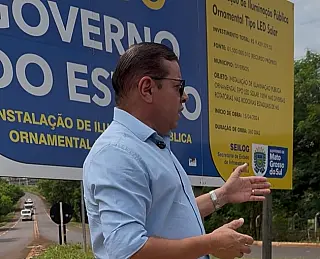 Pepa confere iluminação de LED e sinalização viária