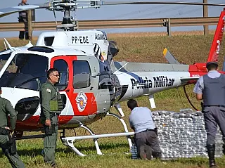 Polícia paulista usa até helicóptero para prender douradense com meia tonelada de maconha