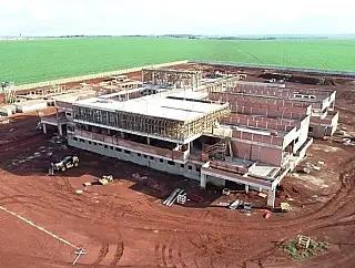 Em estágio adiantado, obras do Hospital Regional devem ser entregues daqui um ano