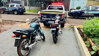 PM recupera duas motocicletas furtadas em Dourados