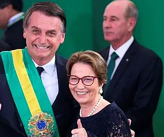 Bolsonaro vem receber Tereza