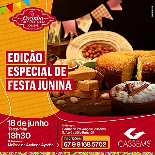 Cozinha Experimental traz um jeito saudável de preparar tradicionais comidinhas da festança