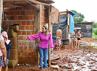 Deputada confere estragos das chuvas em Dourados