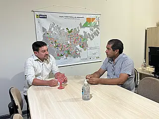 Souza visita secretário municipal de Saúde
