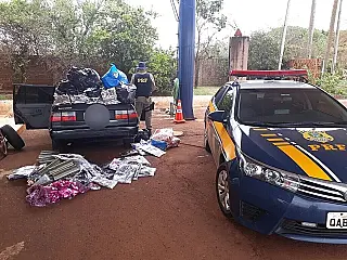 Contrabandista com mandado de prisão em aberto é preso pela PRF