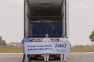 Primeira carga transportada na megaestrada que vai ligar o Brasil ao Chile é carne 'Made in MS'