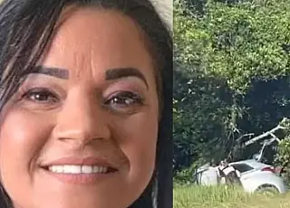 Mulher sofre acidente, desce do carro pra pedir ajuda e morre atropelada por ônibus