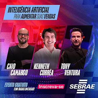 Inteligência artificial como aliada das empresas é tema de talk show do Sebrae em Dourados