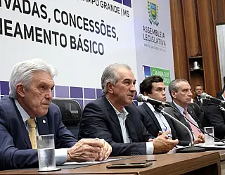 Reinaldo anuncia que MS será primeiro Estado do País a universalizar saneamento