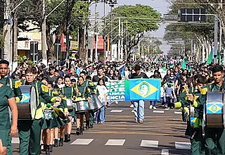 Dourados terá o maior desfile de todos os tempos
