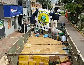 PRF apreende maior carga de maconha do ano