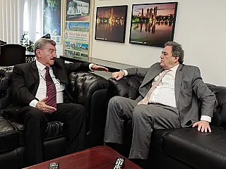 Moka recebe Zé Elias para preparar agenda de prefeita com ministro