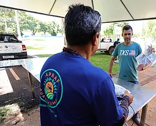 Peixe à pronta entrega no Parque do Lago
