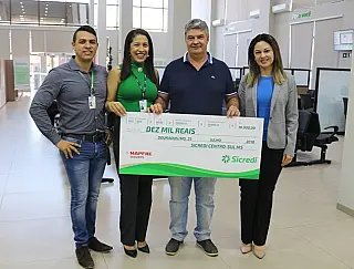 Associado do Sicredi ganha prêmio em sorteio do Seguro Residencial