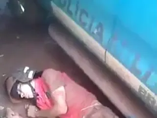 VÍDEO: Polícia Militar ‘atropela’ e prende dois ladrões em Dourados