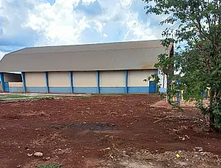 Pudim cobra conclusão de obra de ginásio