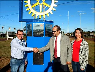 Pedro Pepa participa de Conferência Distrital e faz homenagem aos rotarianos em Dourados