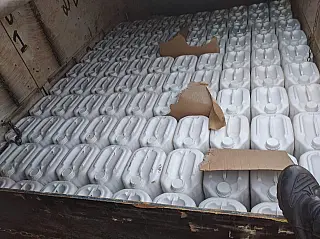PMA autua em R$ 23,6 mil homem preso com 4.560 kg de agrotóxicos
