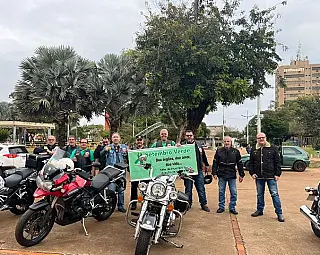 Motociata chama doadores de órgãos em Dourados