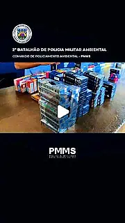 PMA apreende cigarros eletrônicos em Mundo Novo