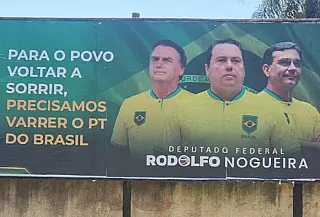 Justiça manda Rodolfo Nogueira retirar outdoor