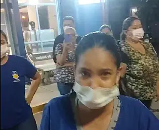 Trabalhadores da Funsaud protestam por salários