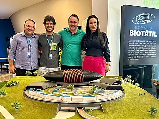 Senai/MS imprime maquete 3D para experiência tátil com deficientes visuais