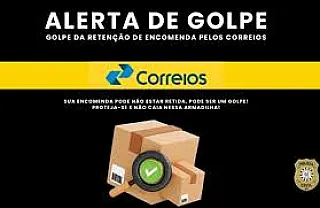 Correios alertam sobre golpe cobrando taxa para retirar encomenda