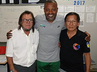 Zequinha Barbosa visita Funed e o estádio Douradão