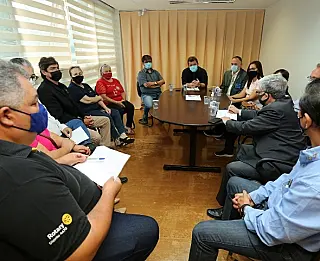 Em 'Café' com rotarianos, Laudir alinha ações sociais