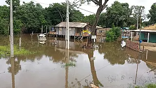 Nível do Rio Miranda sobe e moradores ficam preocupados