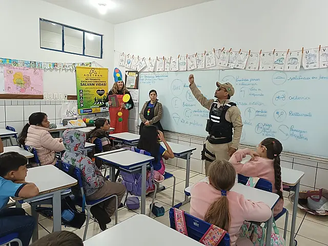 Semana do Trânsito leva orientação pra sala de aula