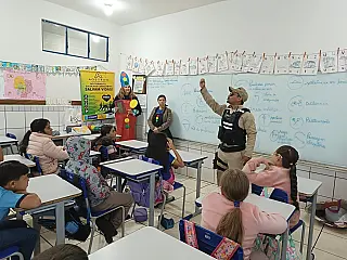 Semana do Trânsito leva orientação pra sala de aula